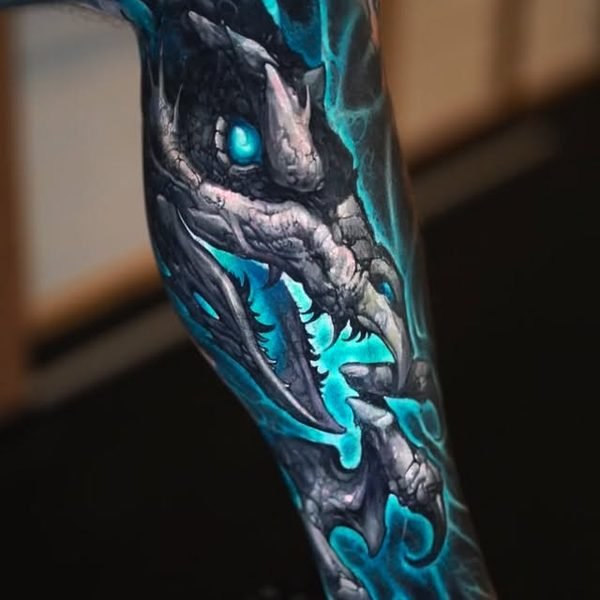 Video by Christian Boye Larsen on May 12, 2026. May be an image of one or more people, tattoo, skull and text.