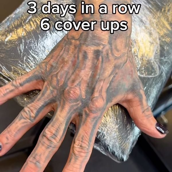 Video by Christian Boye Larsen on June 28, 2026. May be an image of one or more people, henna, tattoo, skull and text that says 'Full sleeve